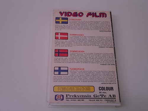 Days Of Fury 1980 VHS Sweden PAL Video Großbox Fred Warshofsky Vincent Price - Bild 2 von 5