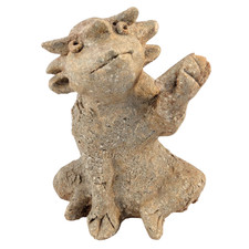 Japanese Shigaraki Ceramic Sculpture Statue Kappa Yokai Japan