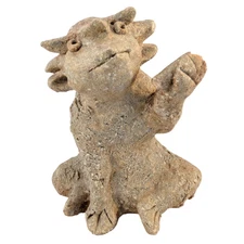 Japanese Shigaraki Ceramic Sculpture Statue Kappa Yokai Japan