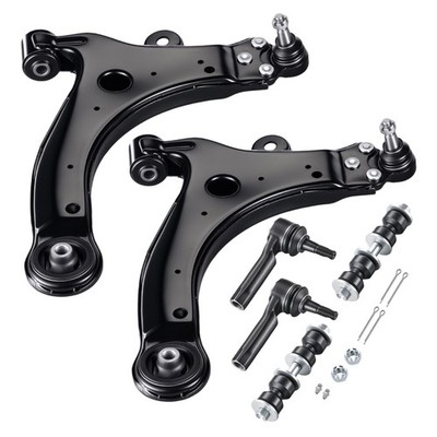 Front Lower Control Arms Ball Joints Tie Rods Kit 6pc For 97-04 Buick Regal