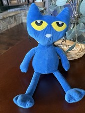Pete The Cat Plush 15" Kohls Cares Blue Stuffed Animal NWT