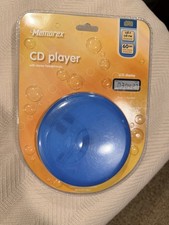 Memorex MD6447BLU Portable Compact Disc CD Player W/ Headphones NEW In Package