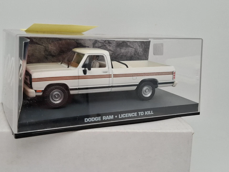 JAMES BOND 007 #125 - DODGE RAM - LICENSE TO KILL - 1/43 BOITE VITRINE - Photo 1/1