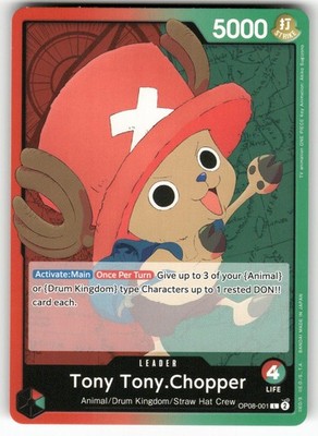 Tony Tony.Chopper (001) OP08-001 Leader Two Legends One Piece Near Mint