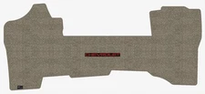 Lloyd Luxe Front Carpet Mat for '89 Chevy R3500 w/Chevy Red on Black Logo