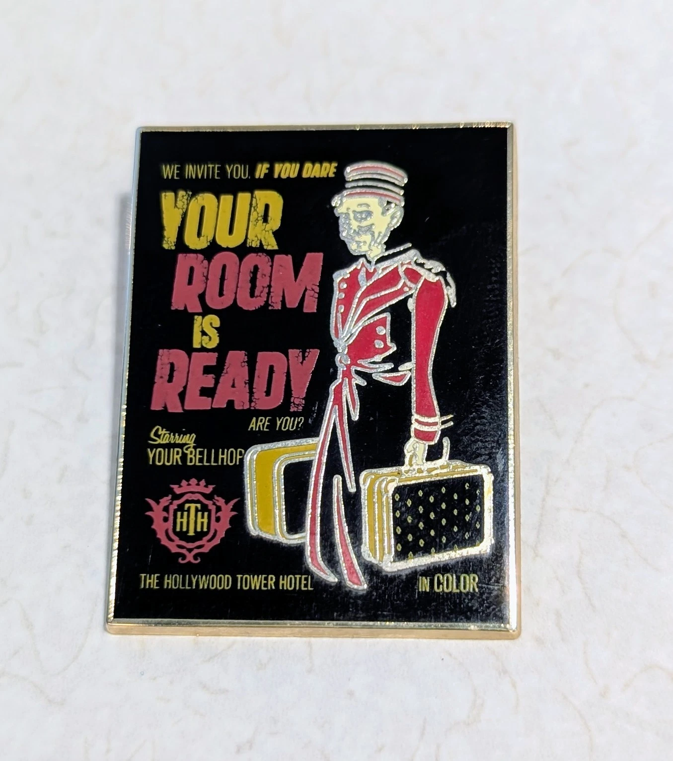 Your Room Is Ready Bellhop Tower Of Terror Hollywood Studios Disney Parks Pin