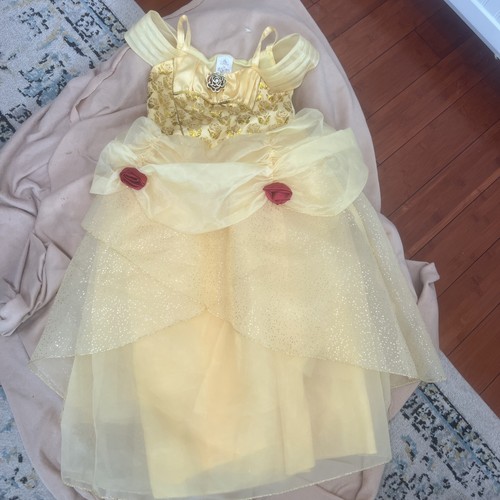 Disney Store Princess Belle Beauty & the Beast Halloween Costume Girls Size 7/8