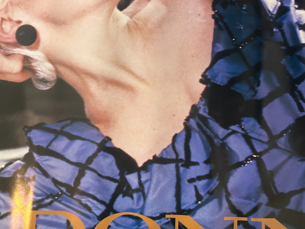 Madonna / TRUE BLUE 1986 Japan Original Promo Poster B2 20x28in