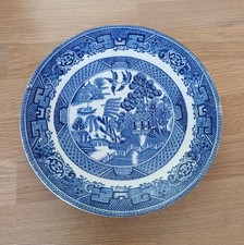 Royal Venton Ware Willow Pattern Plate 22.5cm c1923-1936