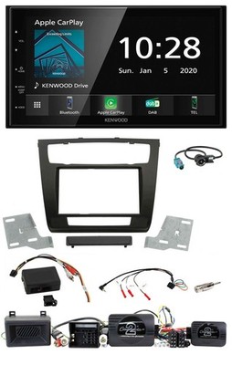Kenwood Bluetooth Lenkrad DAB USB 2DIN Autoradio für BMW 1er Aktiv PDC aut. Klim