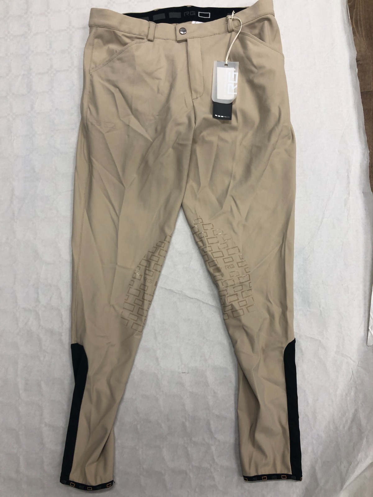 Pantalon équitation grip genoux RG beige taille 46 anti-glisse