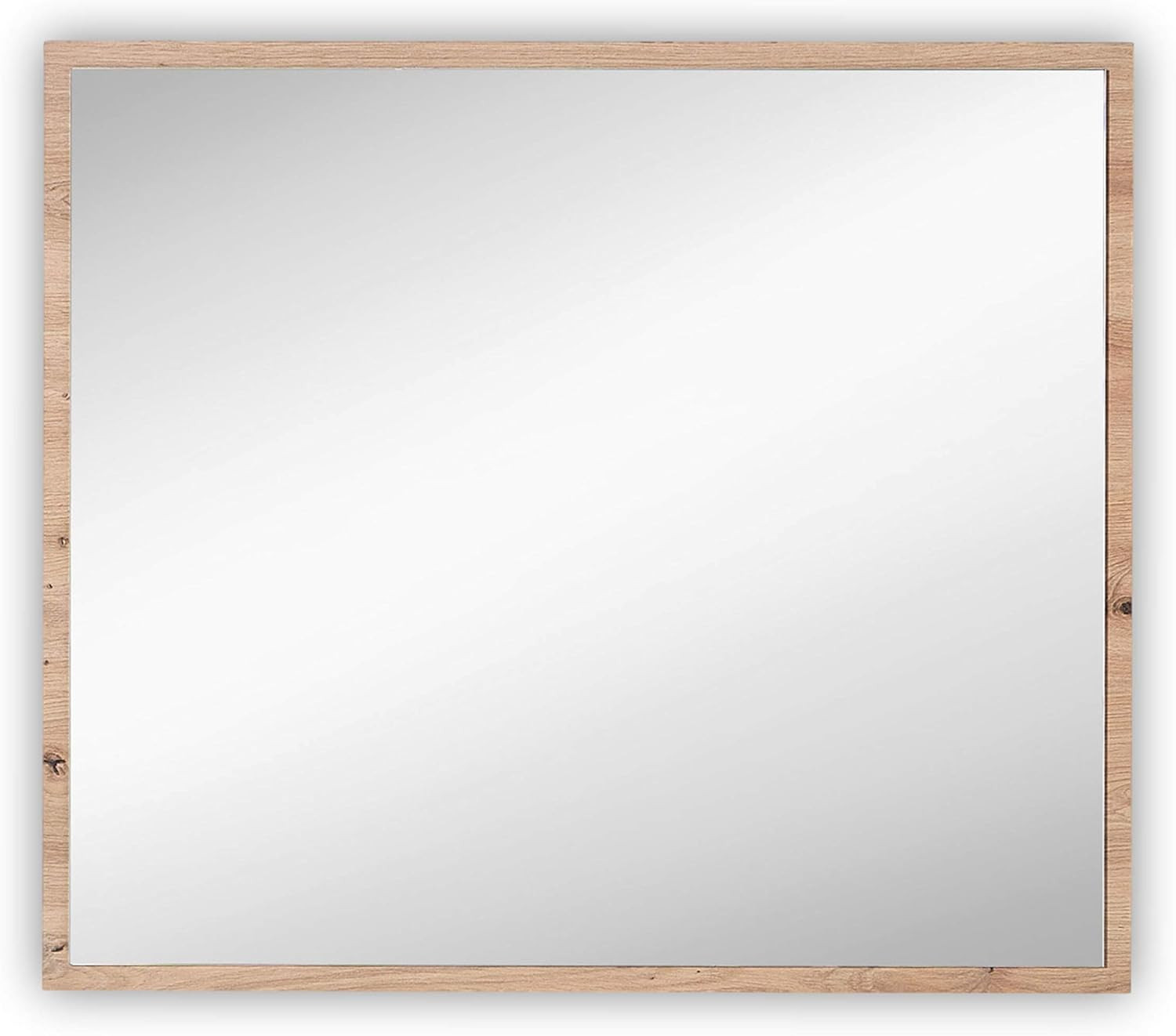 Specchiera Moderna MEMPHIS Effetto Rovere - Arredo Parete Contemporaneo