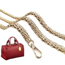 Metal Wide Chunky Purse Strap Chain Crossbody Replacement Purse Gold-j-47"