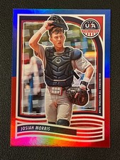 Josiah Morris 2024 Panini USA Stars & Stripes America Parallel /13 
