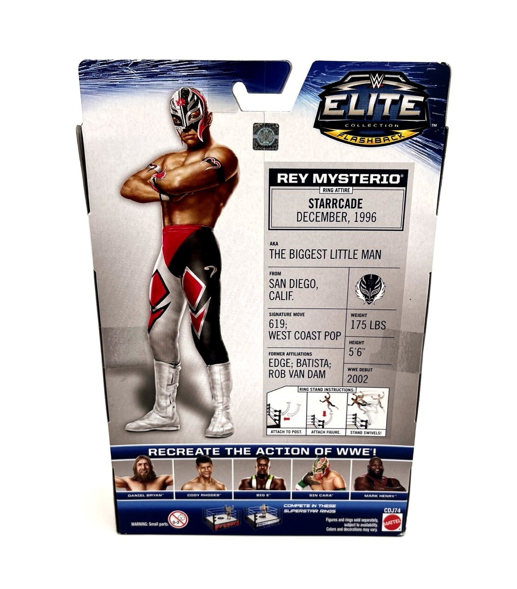 WWE Rey Mysterio Elite Series 32 Wrestling WCW Cruiserweight Belt