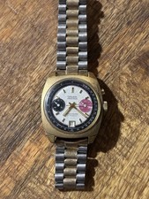 Orologio Raro Gruen Precison Chronogrqph 17 Jewels Bracciale Completo