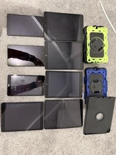 Apple iPad 5  Samsung Galaxy Tab 3 Tablet Lot - Silver, Gray, Black