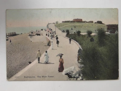 Eastbourne Wish Tower Promenade Sussex Photochrom Co Postcard c1910s - Image 1 of 2