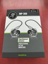 Mackie MP-360 Triple Balanced Armature IEMs w/ Case - Pro Monitors, Exc. Cond