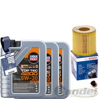 Bosch ÖLfilter+Liqui M Tt 4200 ÖL Passend FüR Seat Ibiza Skoda Fabia Vw Fox Polo