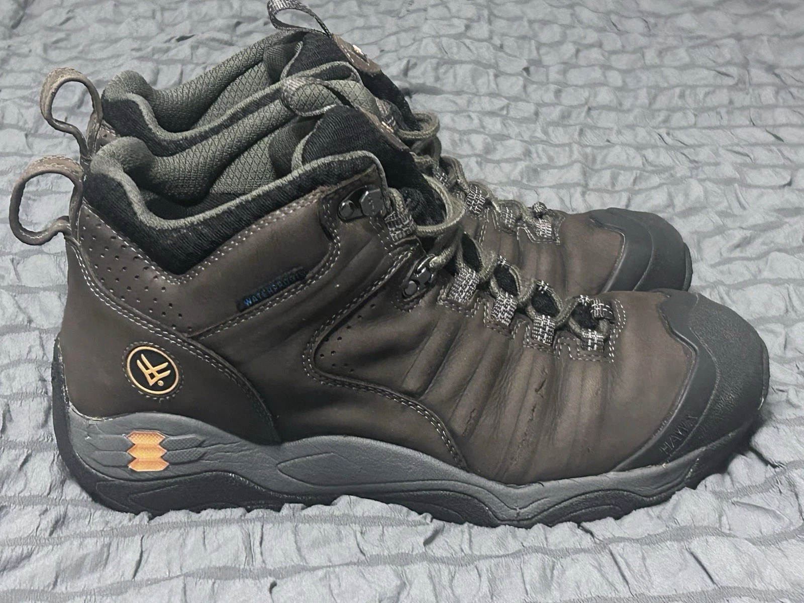 Hawx AXIS Men's Hiking Boots Size 11.5D Lace Up Waterproof Soft Toe Work Guard