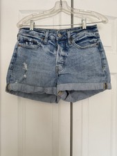 Aeropostale  High Rise OG straight  Denim Shorts  Size 6  