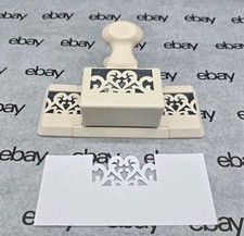 Martha Stewart Crafts SCROLL HEART Deep Edge Paper Punch Used In Great Condition