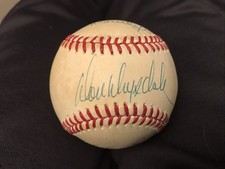 DON DRYSDALE WHITEY FORD JUAN MARICHAL Signed MLB Baseball JSA COA HOF