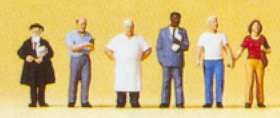 Preiser 79165 N Business People (4) Standing & Couple Walking