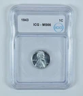 1943 Lincoln Wheat Cent MS66 ICG
