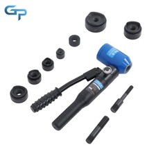 8Ton Hydraulic Knockout Hole Punch Driver Kit 1/2 to 2 inch Metal Sheet Puncher