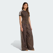 adidas Originals Leopard Firebird Oversized Track Pants WMNS S Multicolor JW7302