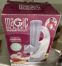 Magic Bullet Dessert Bullet The Healthy Dessert Maker OPEN BOX Unused