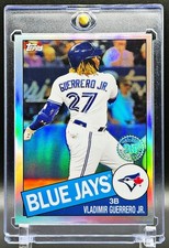 Vladimir Guerrero Jr RARE SILVER CHROME COLOR REFRACTOR PARALLEL INSERT SP JAYS!