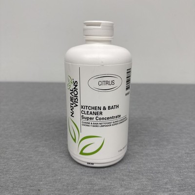Natural Visions Kitchen & Bath Cleaner, Super Concentrate CITRUS 1L