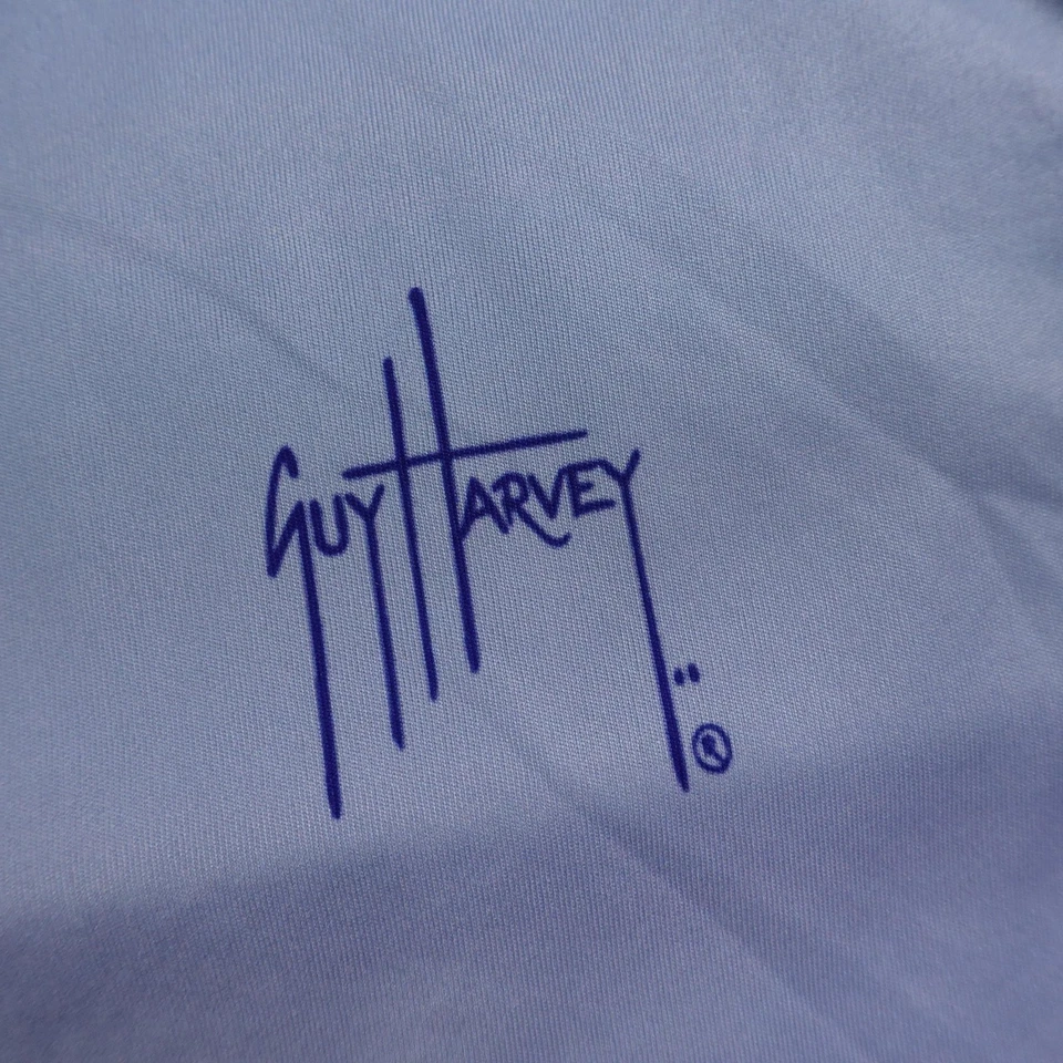 Guy Harvey Shirt Womens XL Blue Long Sleeve Performance UPF UV Fishing Rashguard - Image 3 of 4