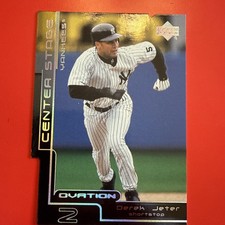 2000 Upper Deck Ovation - Center Stage Derek Jeter #CS8 Rainbow
