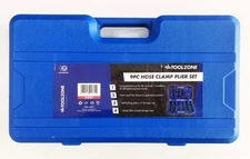 HOSE CLAMP PLIER SET 9pc WITH REMOVER AND SWIVEL JAW TOOLS - TOOLZONE KDPAU043