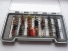84 Traditional Dry Flies, Boxed Set, Mixed Varieties & Sizes, TroutfliesUK