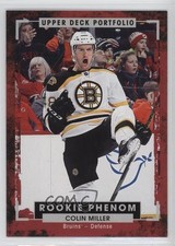 2015-16 Upper Deck Portfolio Rookie Color Photos Colin Miller #242 z6b