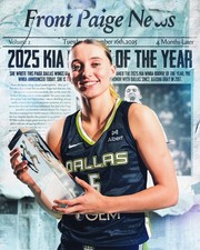 Paige Bueckers 8x10 Photo 2025 WNBA Rookie of the Year Dallas Wings