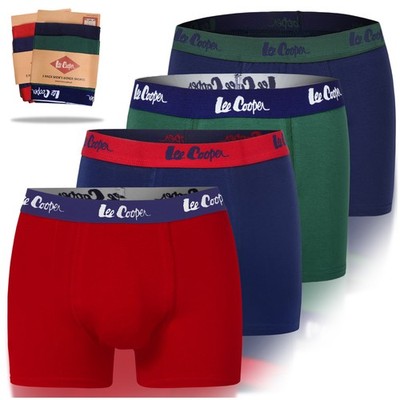 LEE COOPER Herren-Boxershorts 9541 9542 Baumwolle 4 Stück