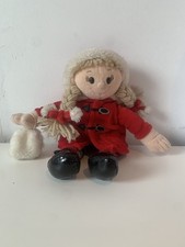 Vintage Tesco Chilly & Friends Emily Soft Plush Doll Winter Xmas Blonde 2003