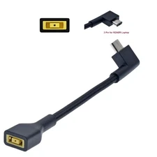 DC Square Female-3 Pin Plug Converter Laptop Charging Cable For Razer Blade 15 M