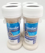 4x Similac 360 Total Care Infant Formula 5 HMO Prebiotics 2oz Exp 5/26
