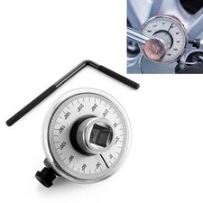 Torque Angle Gauge 1/2 Inch 360 Degree Dial Meter Automotive Tool- Silvery