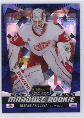2024 O-Pee-Chee Platinum Marquee Rookies Blue Fragments /125 Sebastian Cossa 5x5