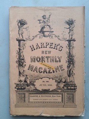 Harpers Monthly Magazine - June 1890 Issue American Burlesque, Howard Pyle