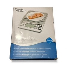 Weight Watchers Digital Food Scale PointsPlus Values Database 3kg 6lb 9oz Grey