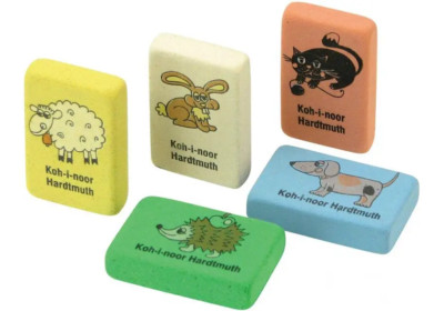 Koh-I-Noor weiche Kinder Schule Bleistift Radierer Tier Designs - einzelne oder 5 Designs